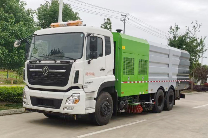 东风天龙后双桥洗扫車(chē)（12水  10尘）